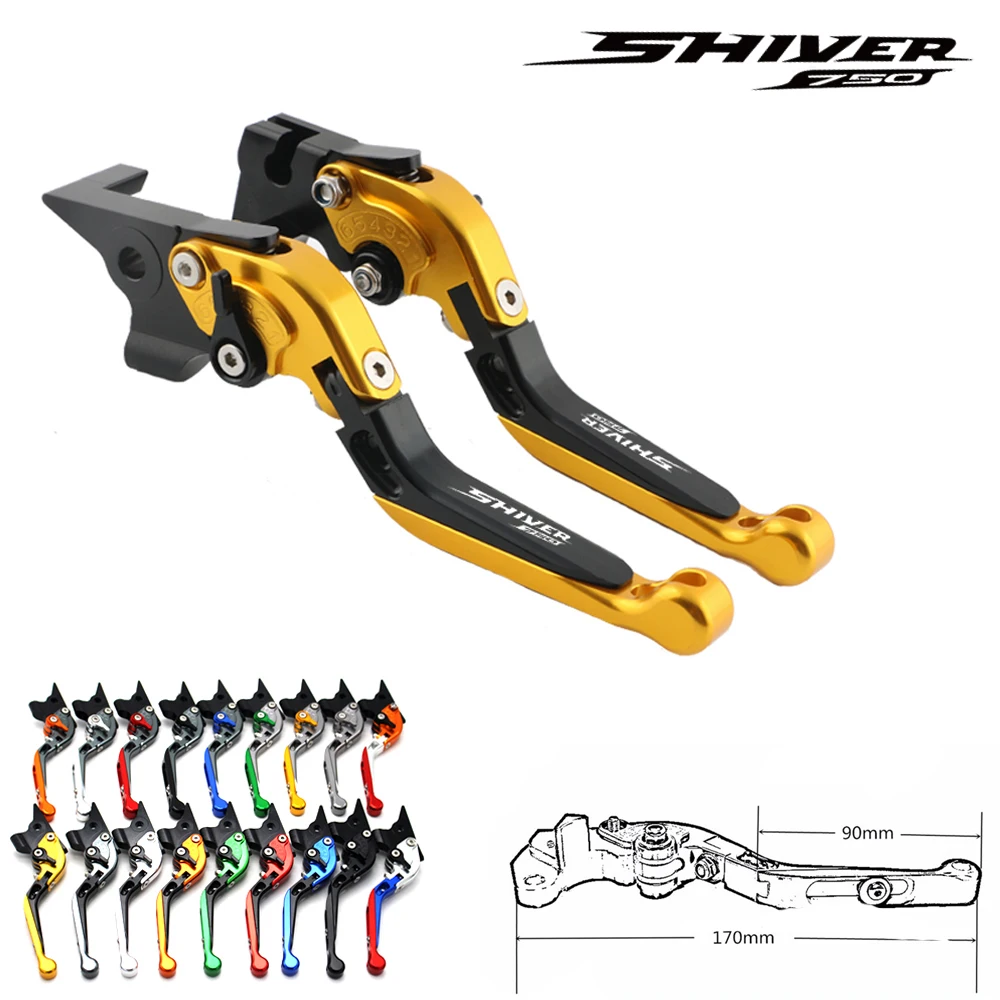 For Aprilia SHIVER 750/GT DORSODURO 750 2007-2016 Motorcycle CNC Collapsible Extension Handle Brake Clutch Handle Puller