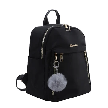 Einfache Pu Schwarz Große Kapazität Rucksäcke Frauen Reisetasche Solide Harajuku Student Schul Rucksack Unisex Taschen High Street