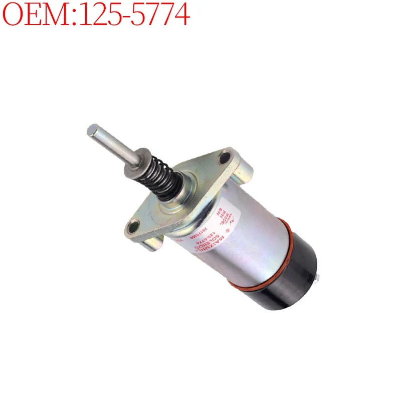 Construction Machinery Excavator Accessories 125-5774 1255774 Flameout Solenoid Valve for Caterpillar E330 High Quality Parts