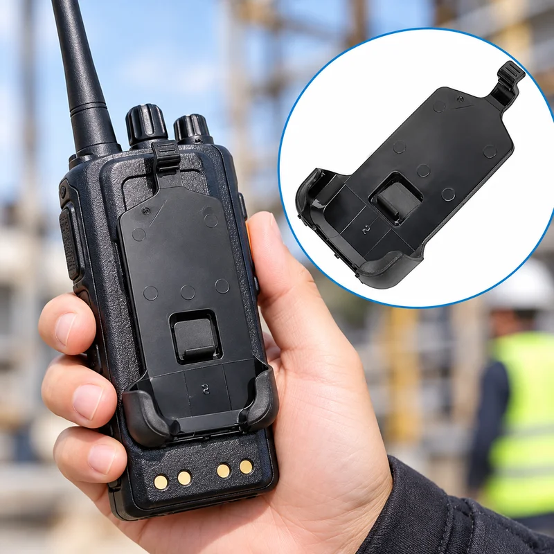 Belt Clip Replacement for Walkie Talkie Shockproof Accessory Fit WLN KD C1 Retevis RT22 Yinitone MINI 02