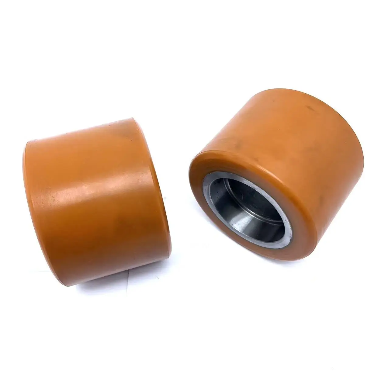 Polyurethane Forklift Load Wheel 80x60 47mm Universal Replacement Pallet Truck Stacker Reach Truck Roller 5000kg Load Roller