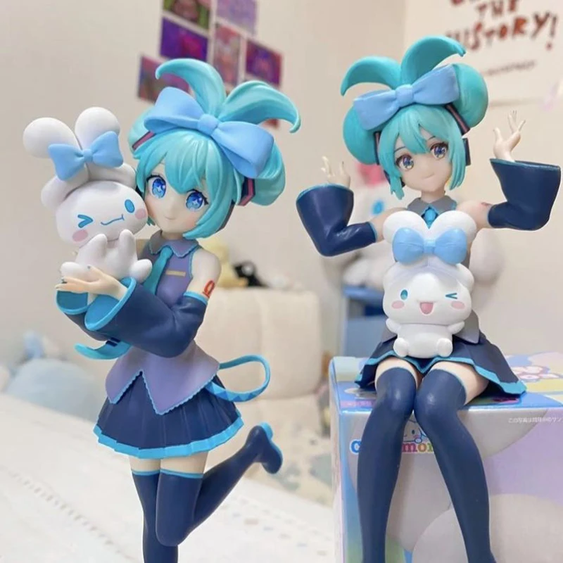 

16cm Anime Hatsune Miku PVC Figure Collectible Model Toys Ornament Desktop Doll Gifts