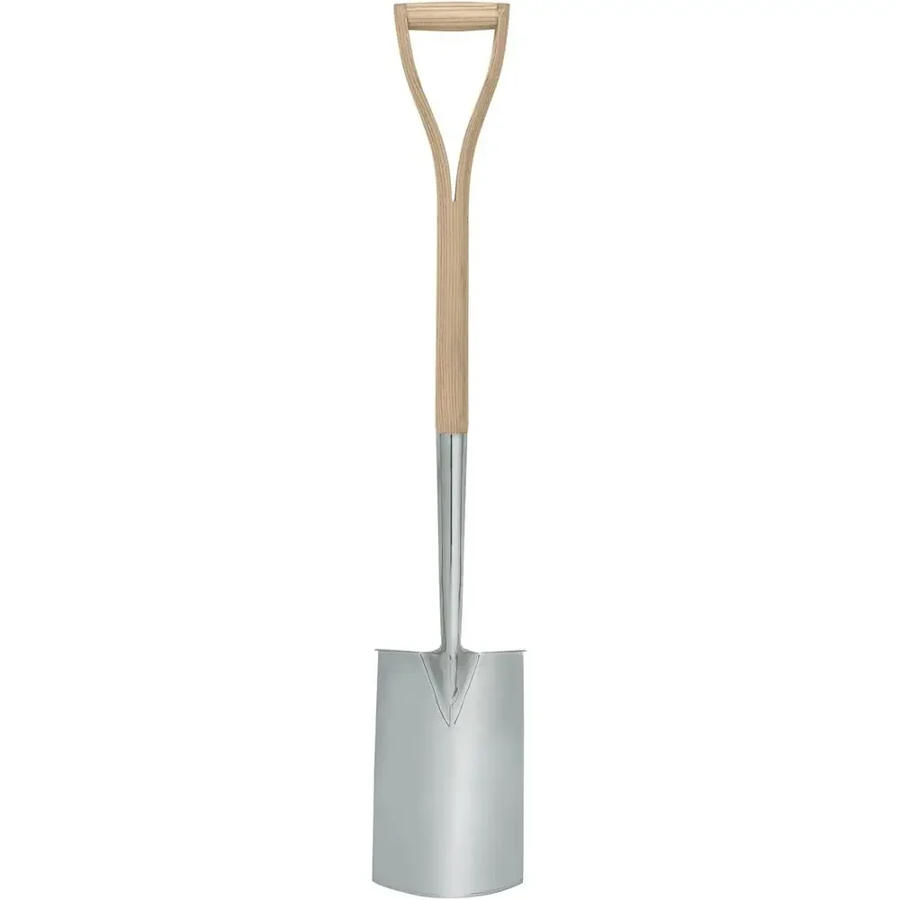 Stainless Steel Digging Spade with Ash Handle, Heritage Quality