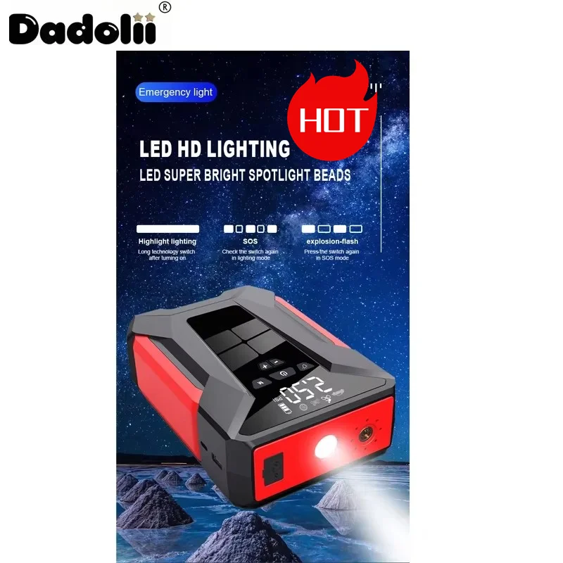 

38,000mAh 12V Car Jump Starter - Emergency Booster & Power Bank for Dead Batteries | Portable Auto Charger