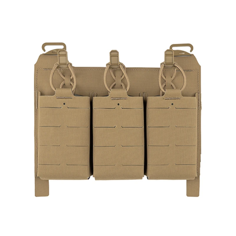 

Тактический жилет Molle с передней панелью, плоской сумкой, тройной сумкой для журналов, многоцветной лазерной резки