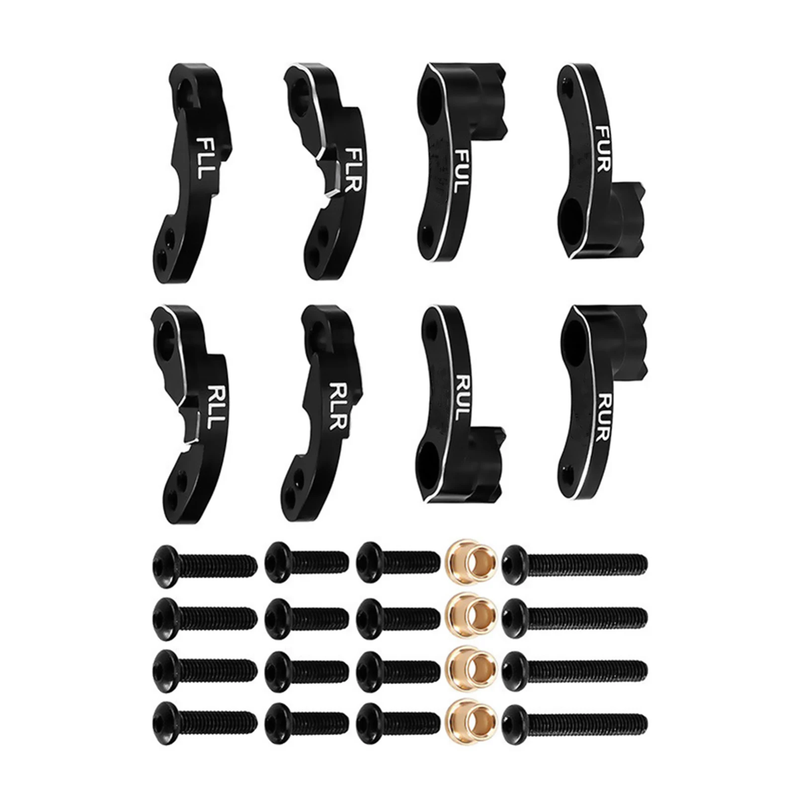 Imagem -02 - Amortecedor Lift Kit para Trx4m Amortecedores Dianteiro e Traseiro Lâmina Flex 118 rc Acessórios para Automóveis Conjunto