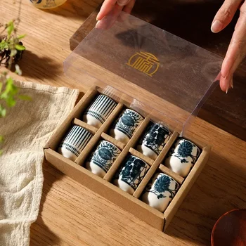 Creative Ceramic Sake Cup Set Sushi Restaurant Japanese Rice Wine Drinking Splitters…