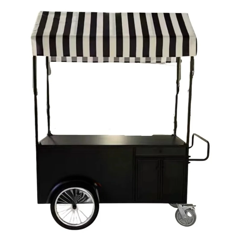 Dining car Floating car Trolley Night market platform Wrought iron sales car Outdoor