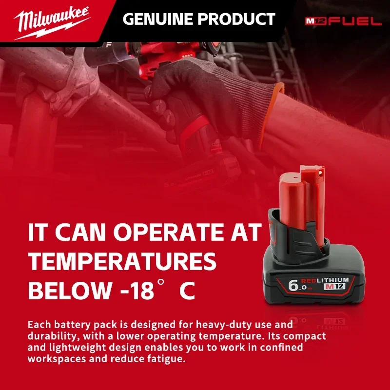 Milwaukee M12 6.0Ah Battery 5