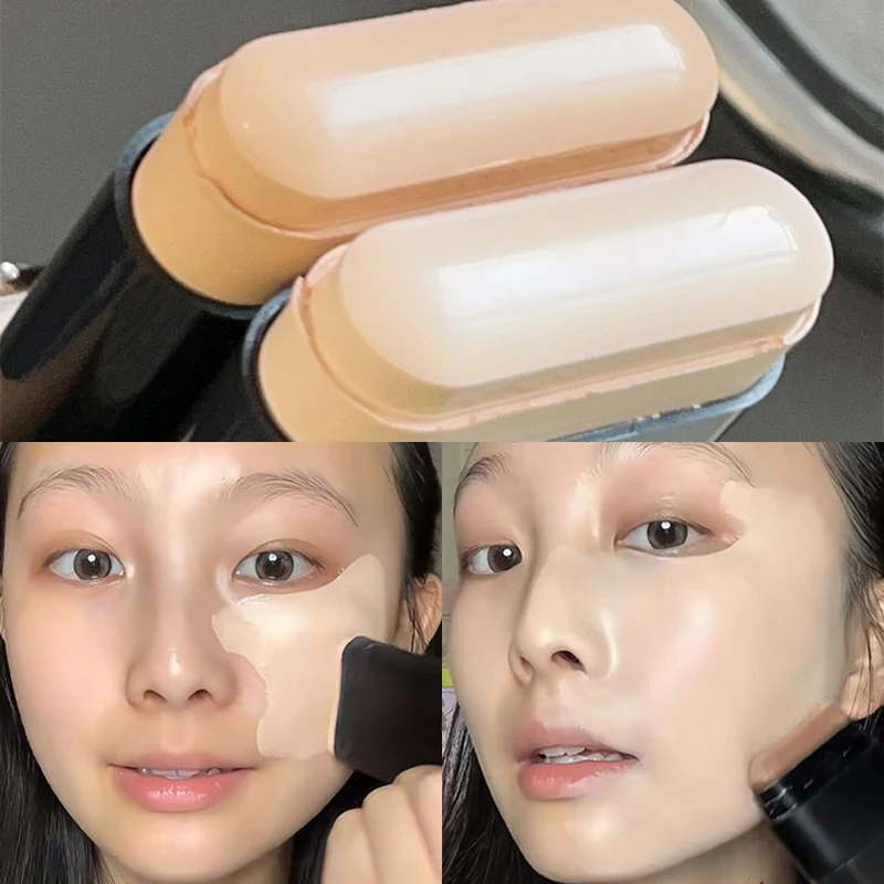 Matte Eraser Liquid Foundation Stick Long-lasting Makeup Face Beauty Korean Base Make Up Velvet Concealer Cream Cosmetics