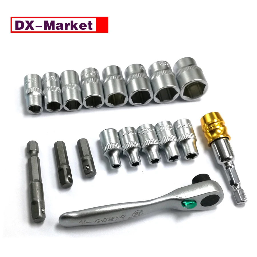 

Набор торцевых ключей 4–14 мм, мини-ключ с шестигранной головкой и трещоткой, H019