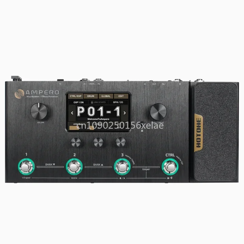 Hotone Ampero MP-Amp Modeler Effects Processor With A 4-Inch Hi-Color Screen Realistic Playing Experience