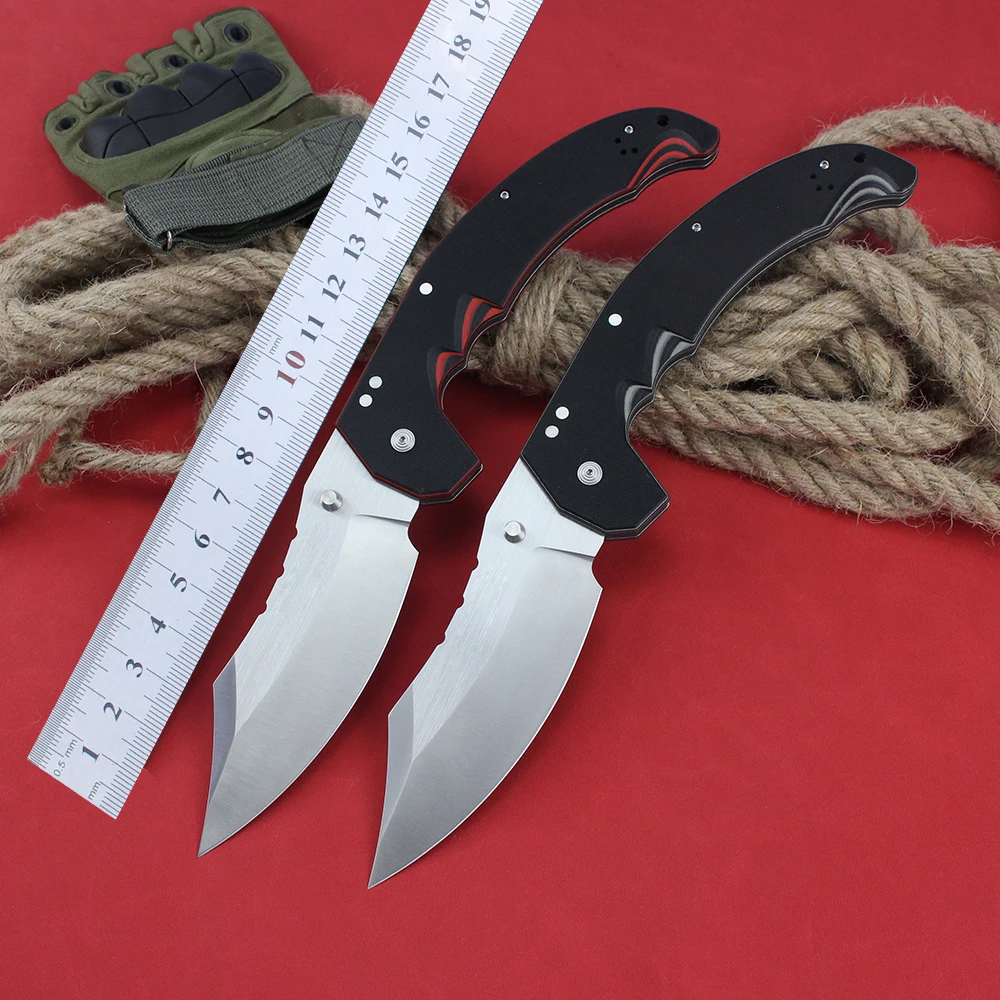 

Cold New Large Military Hunting Knives MAYHEM AUS10A Steel Tanto Outdoor Survival Folding Knife G10 Handle EDC Pocket knife 2024