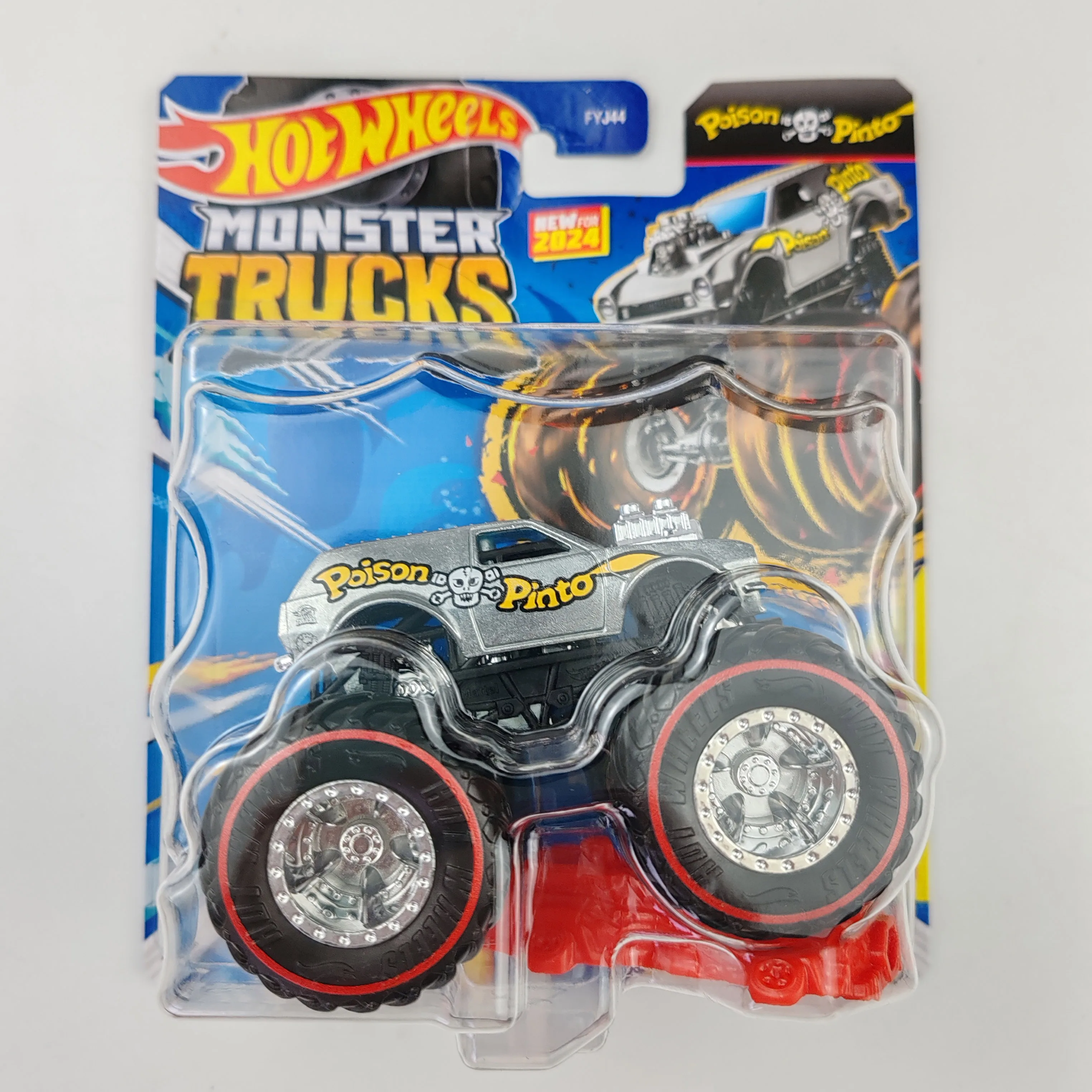 2024 Hot Wheels Cars MONSTER TRUCKS Poison Pinto Mega-Wrex Metal Die-cast Model Collection Toy Vehicles