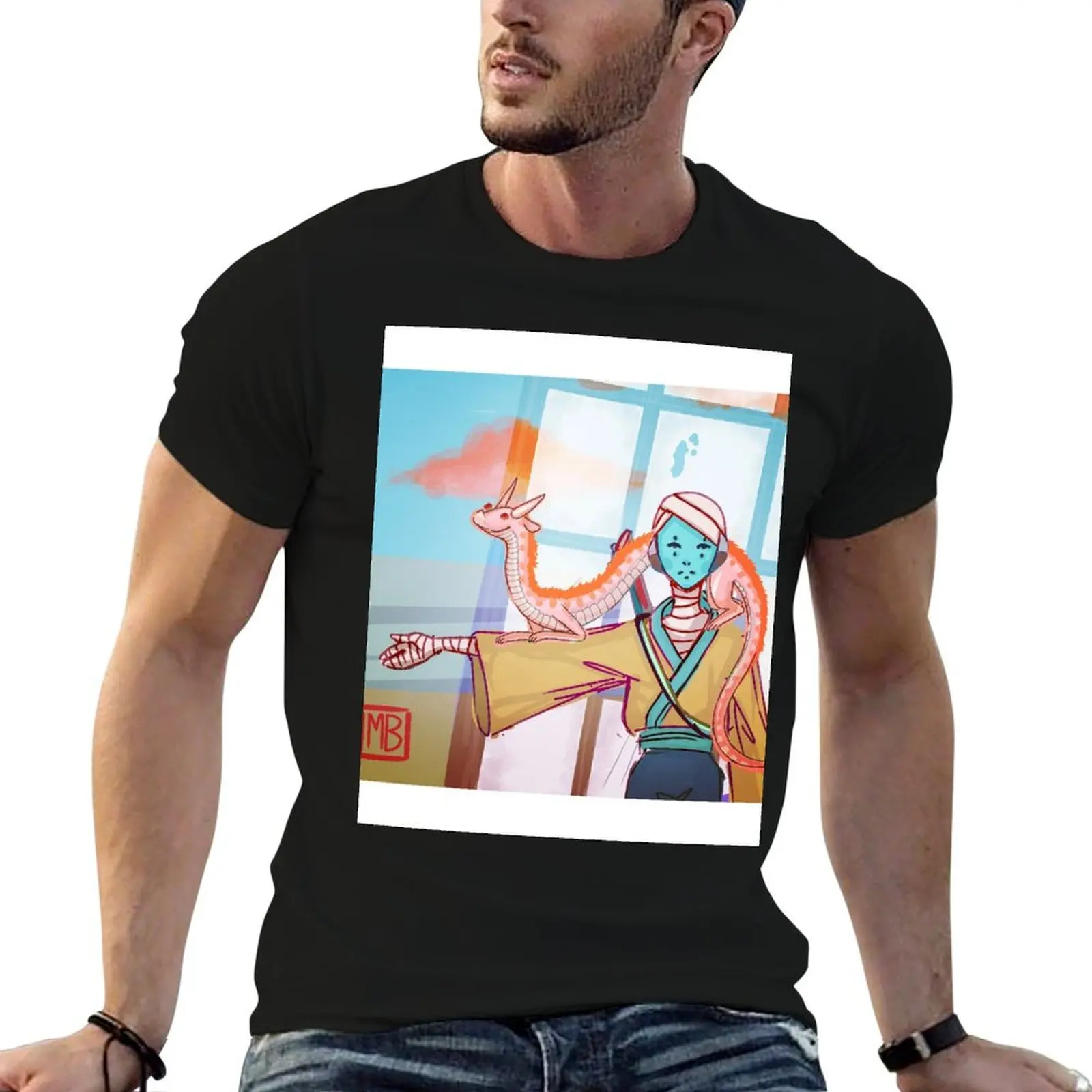 

Dragon Priestess T-Shirt designer shirts anime figures sublime mens vintage t shirts