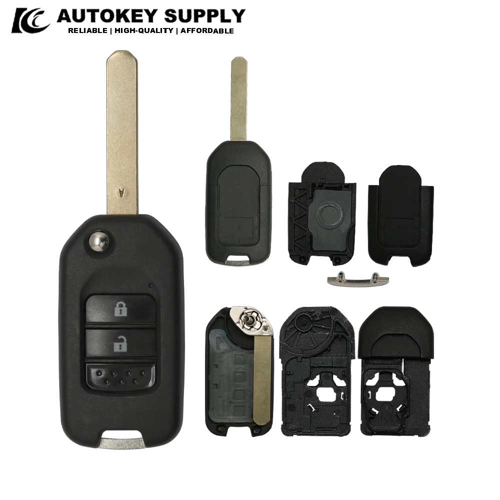 

New Replacement For Honda 2 Buttons Remote Flip Key Shell "A" AKHDF139