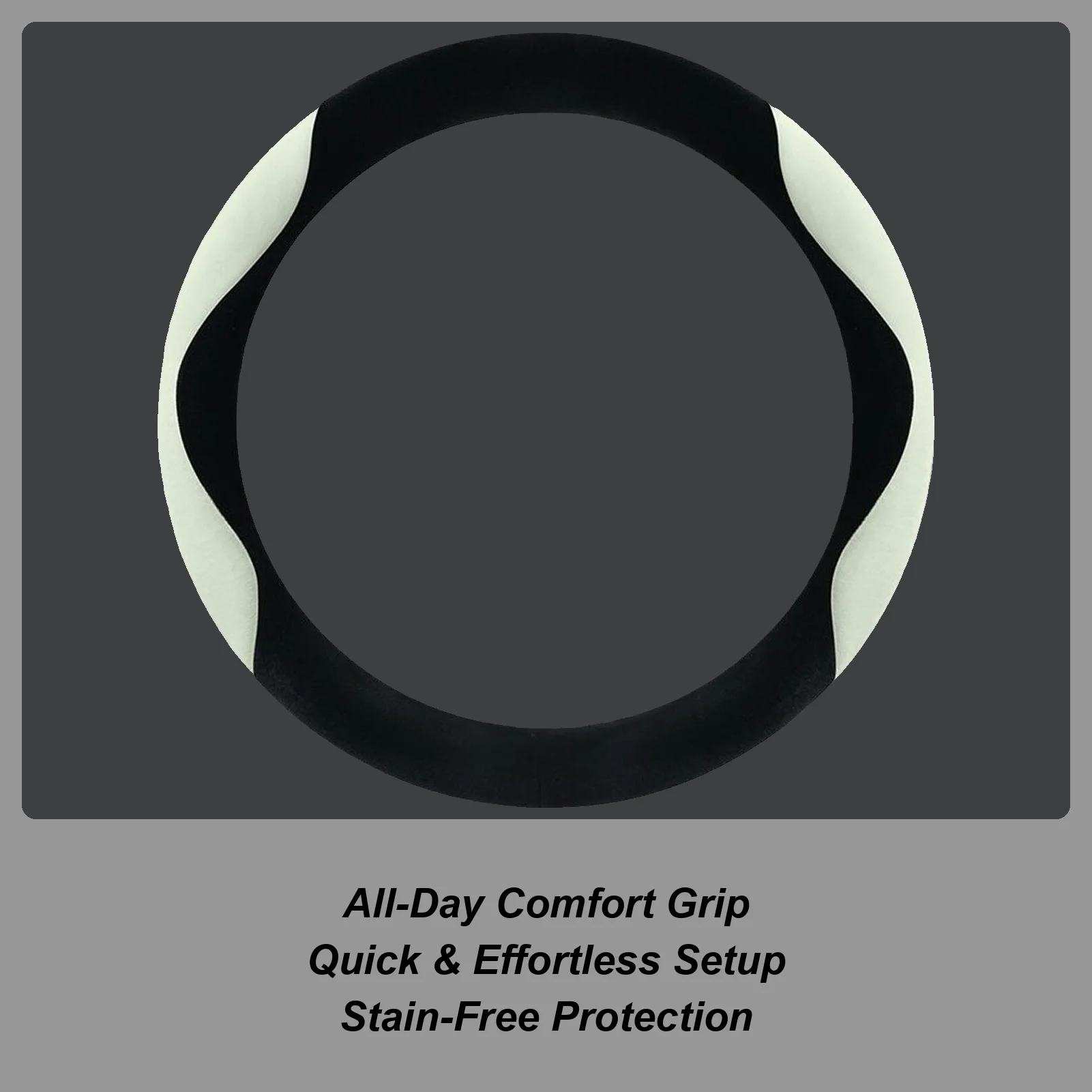 

Car Steering Wheel Cover Soft Anti-Slip Thermal Comfortable Car Steering Wheel Warm Cover For Protection Maintenance Care