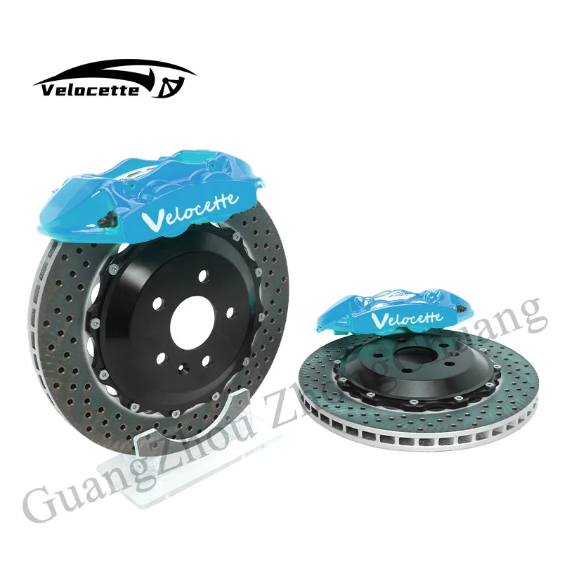 

Universal Aluminum GT4 Caliper Six Pot New Sky Blue Caliper For Audi A3 A6 C7 2014 Ford Mustang 2003