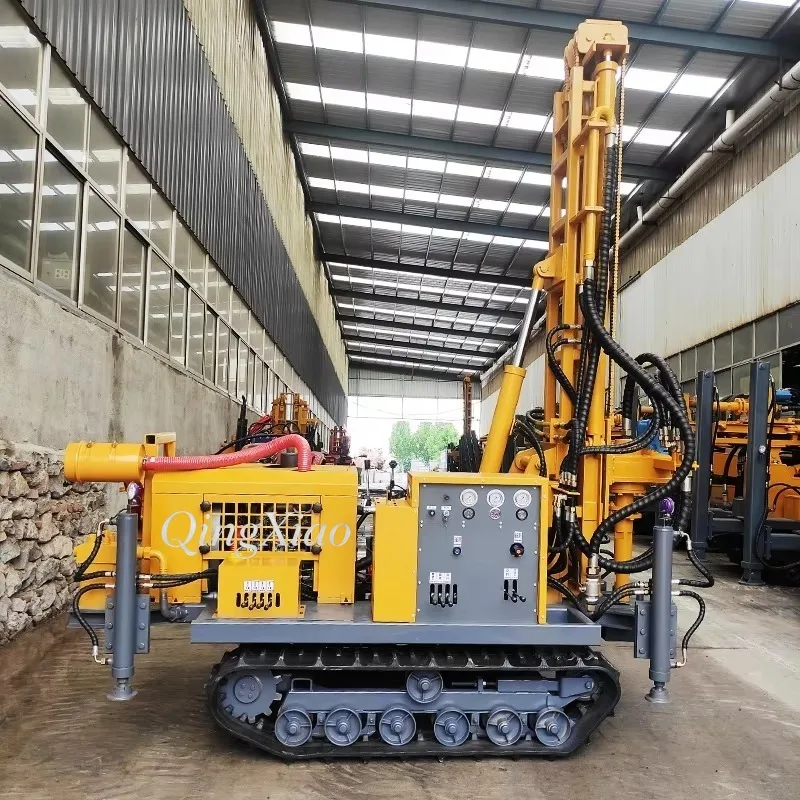FOB Price Excellent Tough Structure Crawler Pneumatic Water Well Drilling Rig For Large Scale Groundwater Survey Excavation Jobs