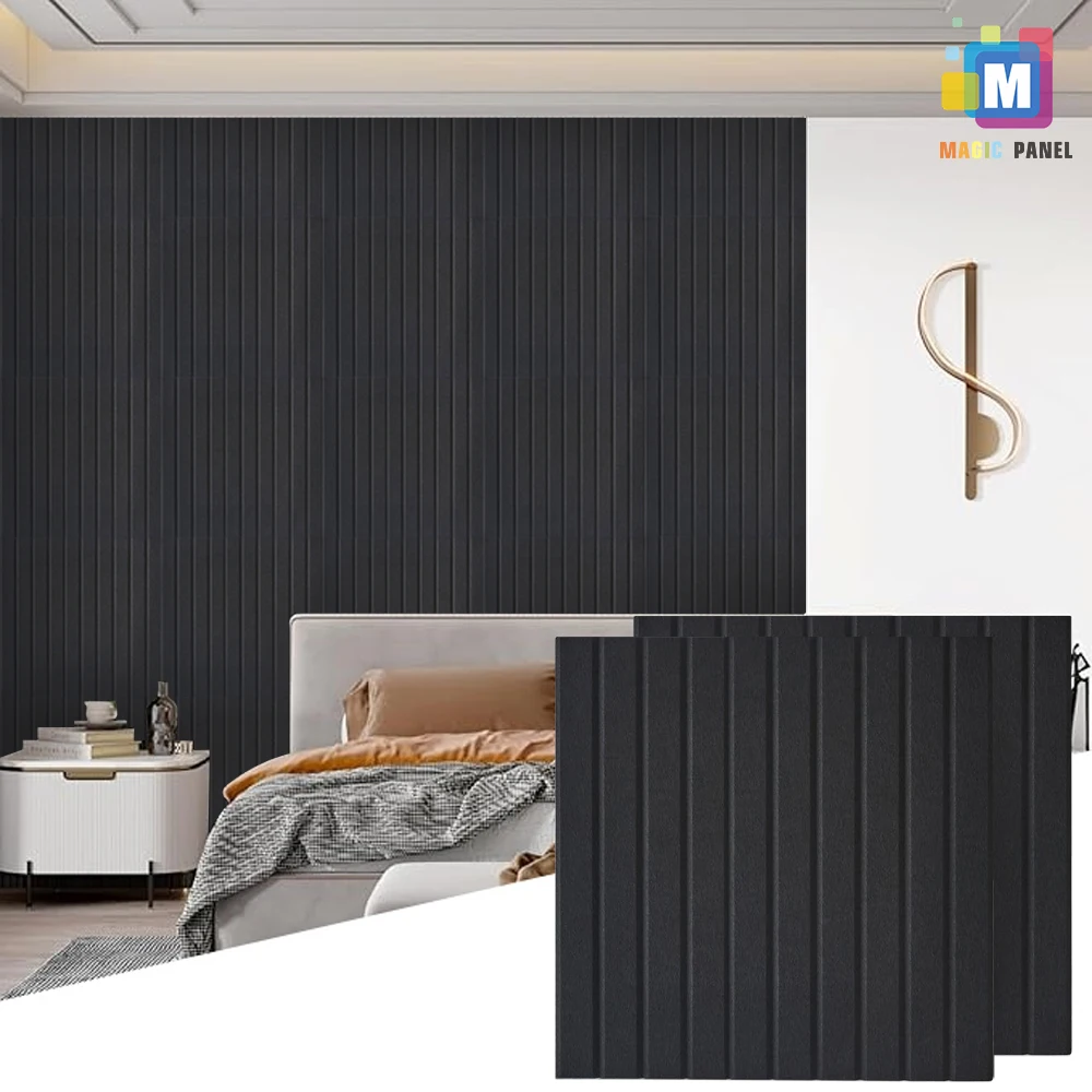 Large Felt Cork Tiles Bulletin Pin Note Boards Decorative Soundproof Acoustic Wall Panel for Living Room Home Office Decoration