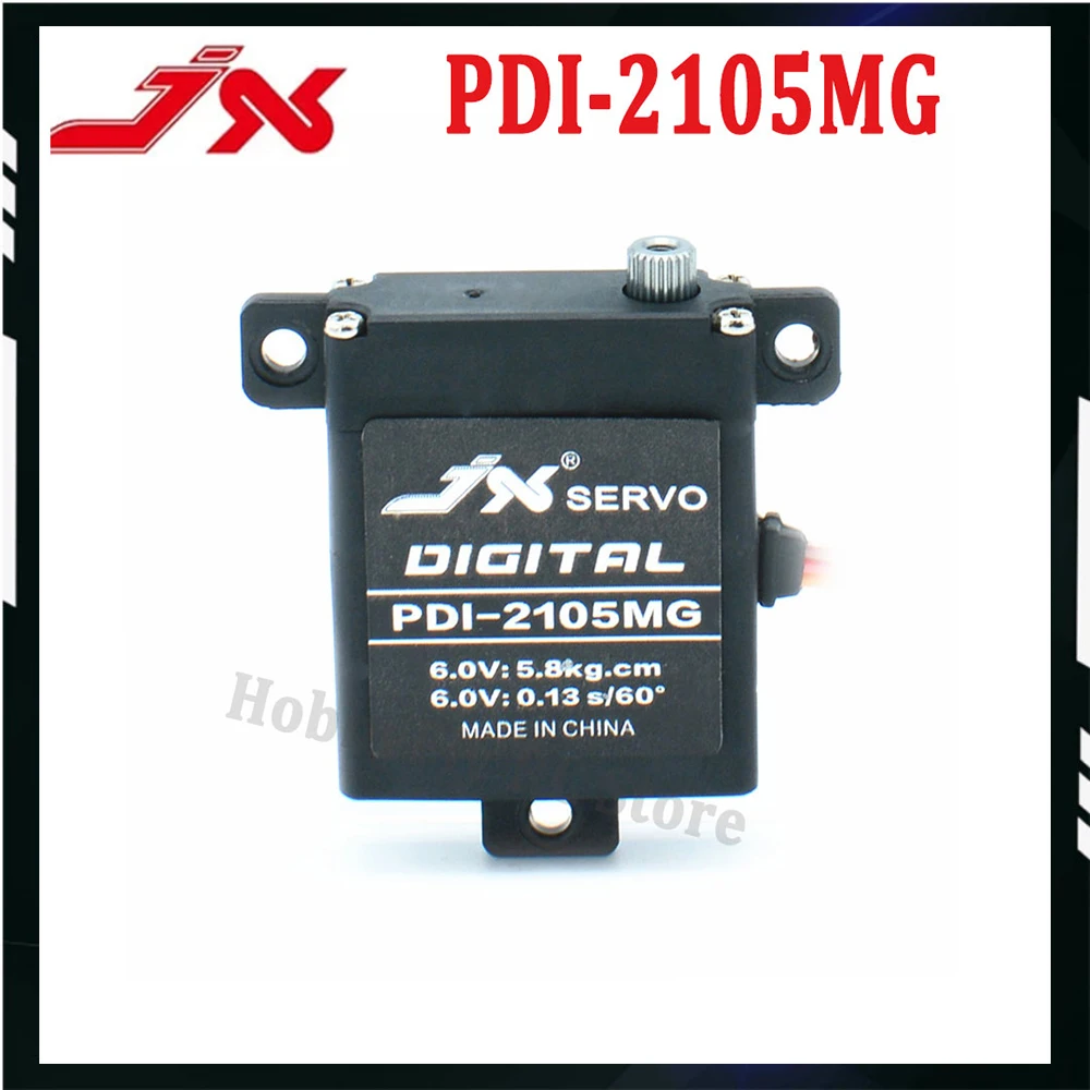 JX Servo PDI-2105MG 21g Servo 5.8kg High-Torque Metal Gear Helicopter Digital Servo For RC FPV Drone and RC Car