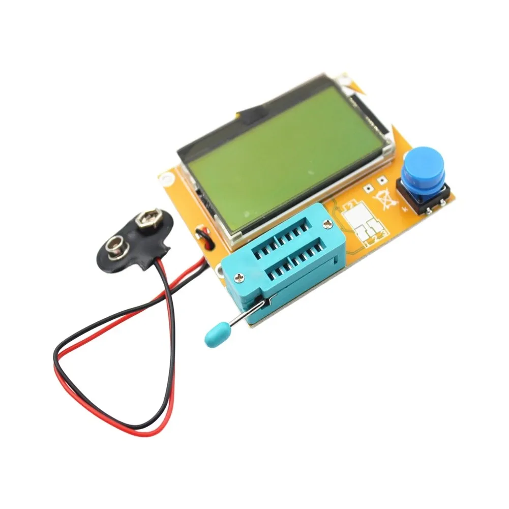 Transistor Tester for LCR-T4 for platform with 128x64 LCD Backlight Support for Diode Thyristor MOSFET Inductor Capacitor Tests