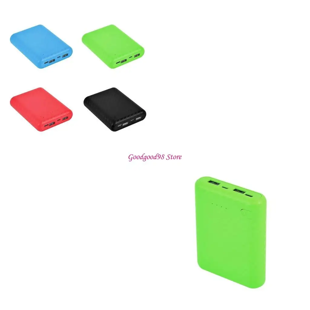 

DIY Box 4x18650 Battery Outer Case Shells with Multiple Color Choices Battery Not Included 5V/2.4A USB Output W8EC