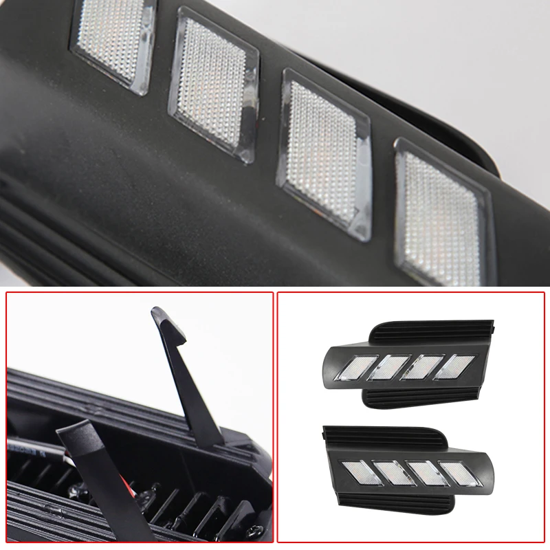 Auto LED během dne běžecký lampa modifikovaná pro Toyota přistát křižník prado 120 lc120 FJ120 2003-2009 2008 externí příslušenství