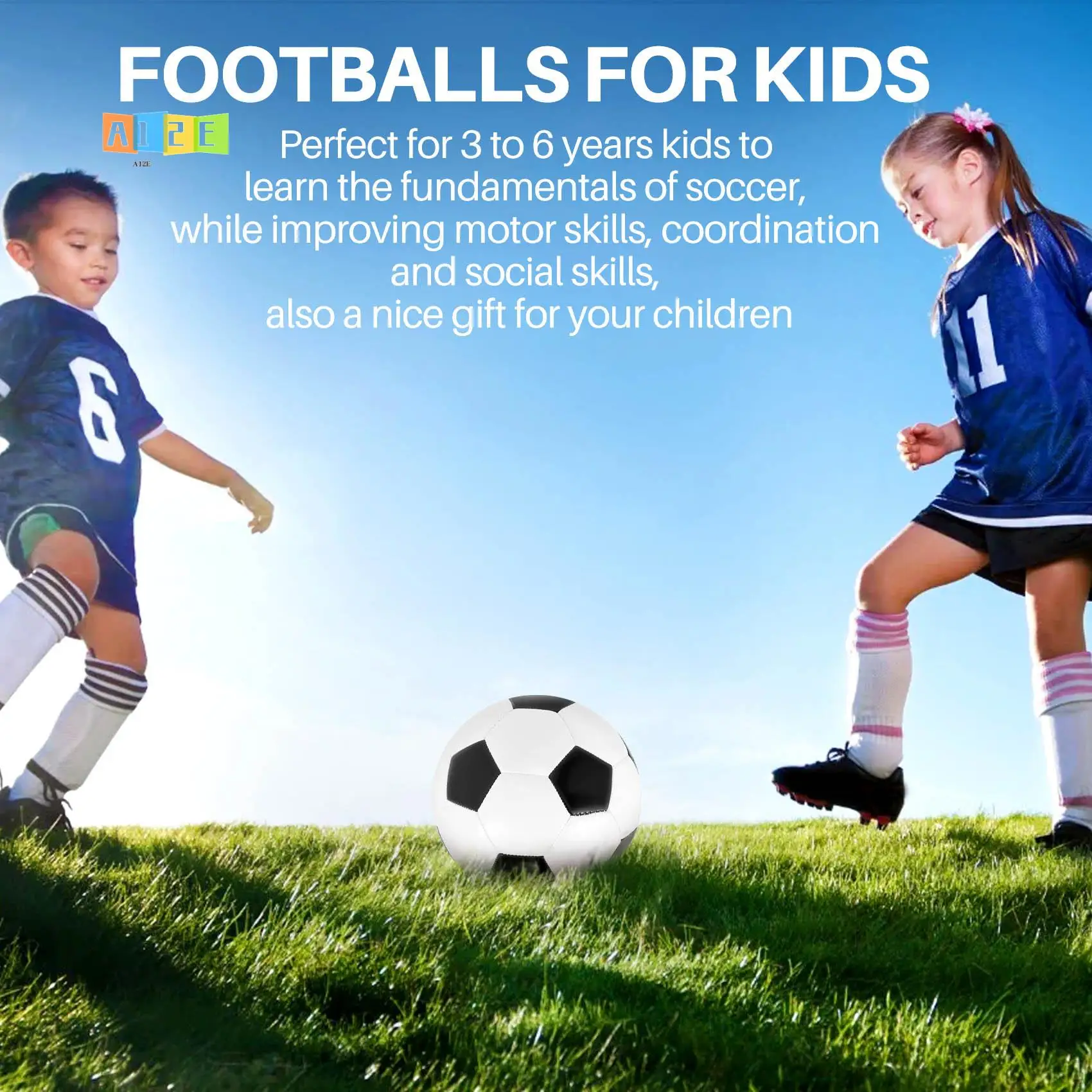 

A12E-Soccer Training Ball Adjustable Bungee Elastic Training Ball With Rope Size 4 Football For Training Playing Sports