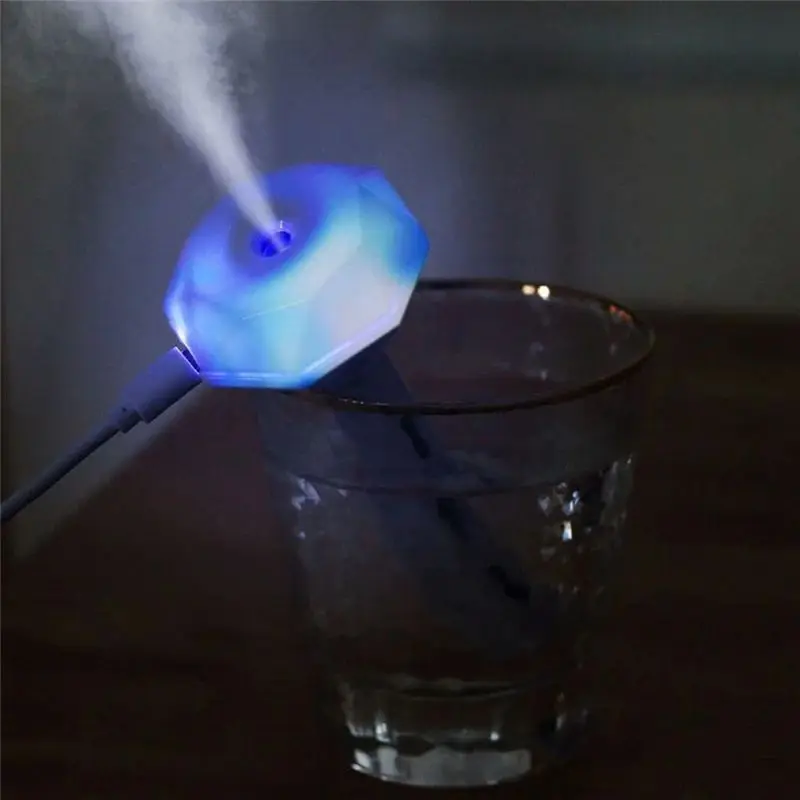 A21T Mini USB Humidifier for Aroma Diffuser Car Purifier with LED Lamp Portable Home Air Humidifiers for Office Travel