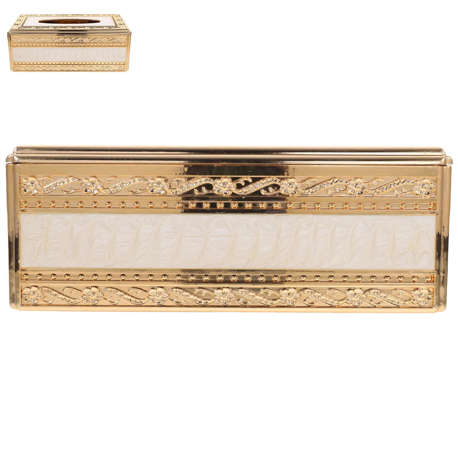 

Luxury Acrylic Tissue Box Gold Plated Lightweight Hotel Napkin KTV Holder Restaurant ganizer Paper Towel Storage