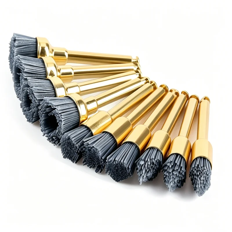 

10PCS Dental Polishing Brush For Contra Angle Handpiece Aluminium Oxide/Silicon Carbide Polishing Prophy Brushes