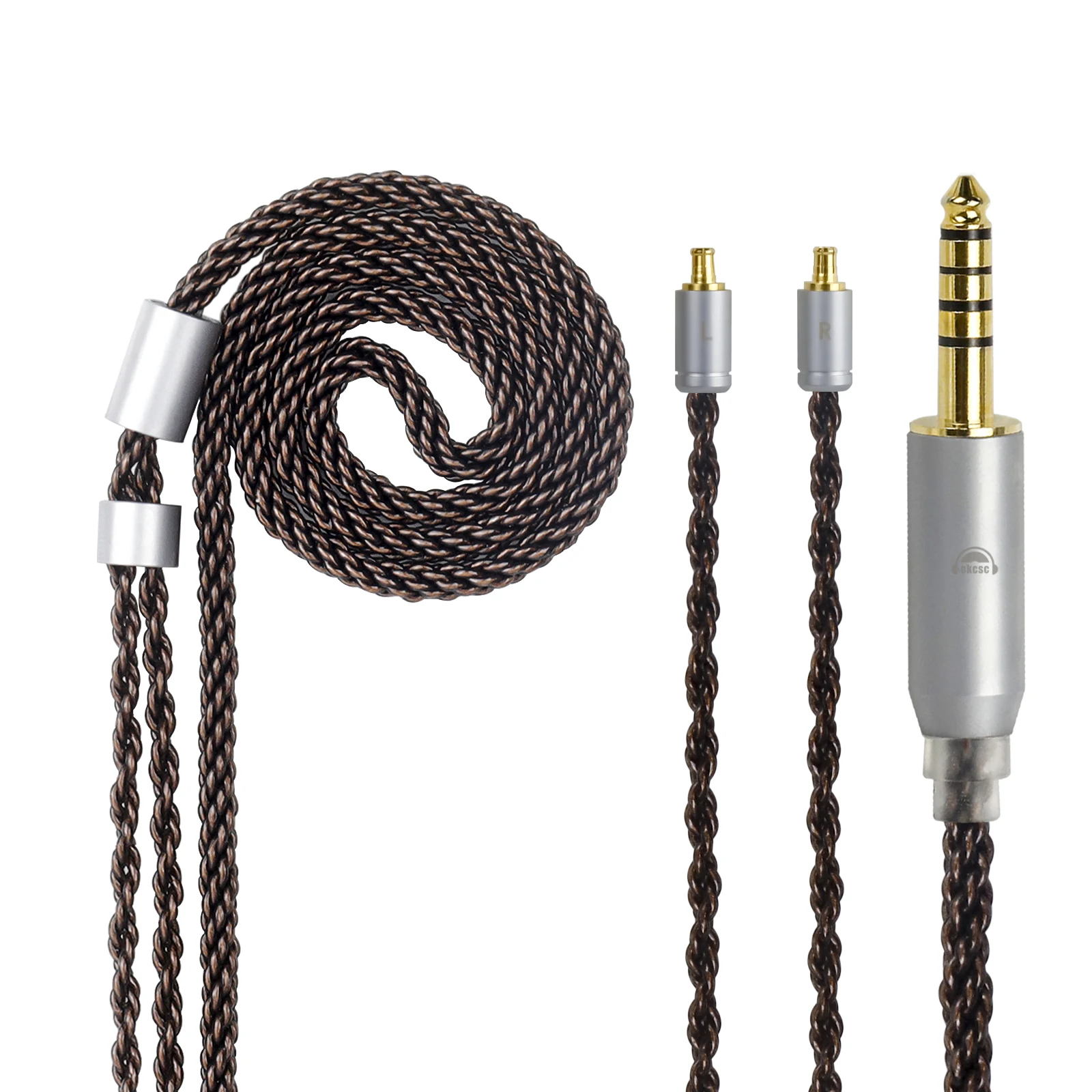 OKCSC ZT8 MMCX 0.78mm A2DC IE400 IE40PRO 8 core Headphone