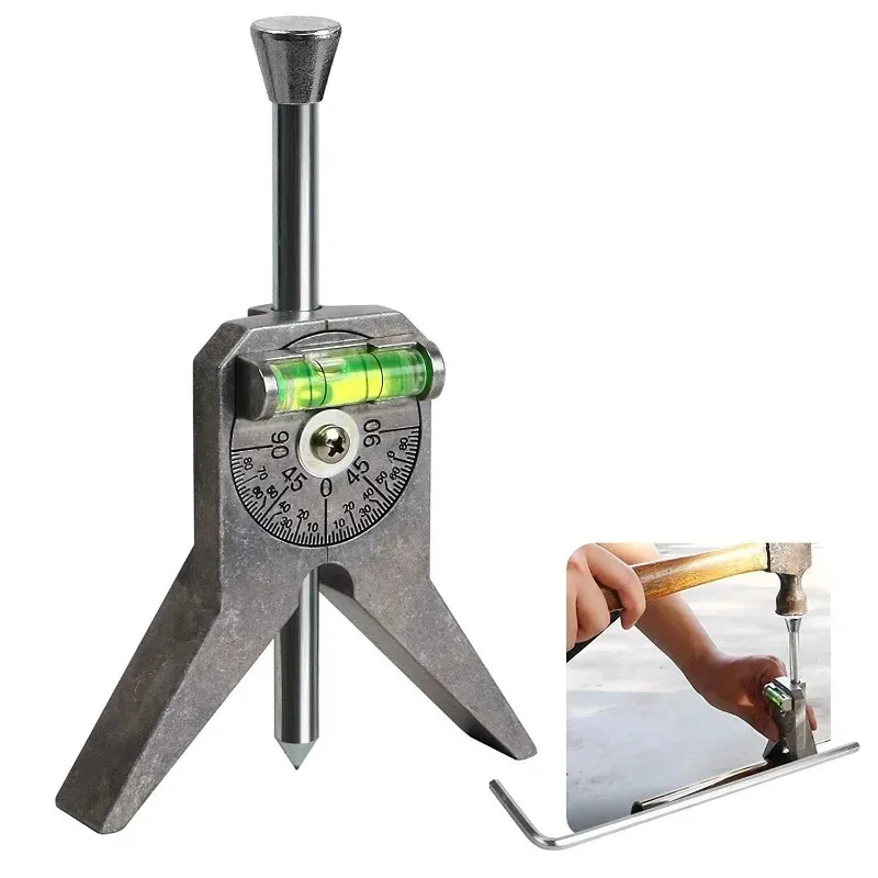 Pipe Marking Ruler, Pipeline Positioning Tool, Pipe Center Finder for Plumbing Pipe Installation Measurement