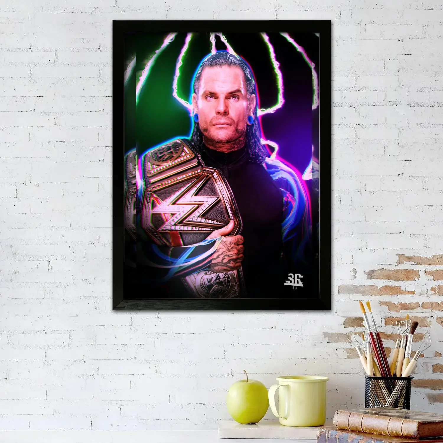 jeff hardy Professional Canvas Art Poster and Wall Art Picture Print, Modern Family Bedroom Decor Posters,Decorative painting