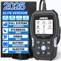 ANCEL TD700 OBD2 Scanner for Toyota Transmission TPMS Relearn ABS Engine Full System Car Diagnostic Scan Tool for /Lexus/Scion