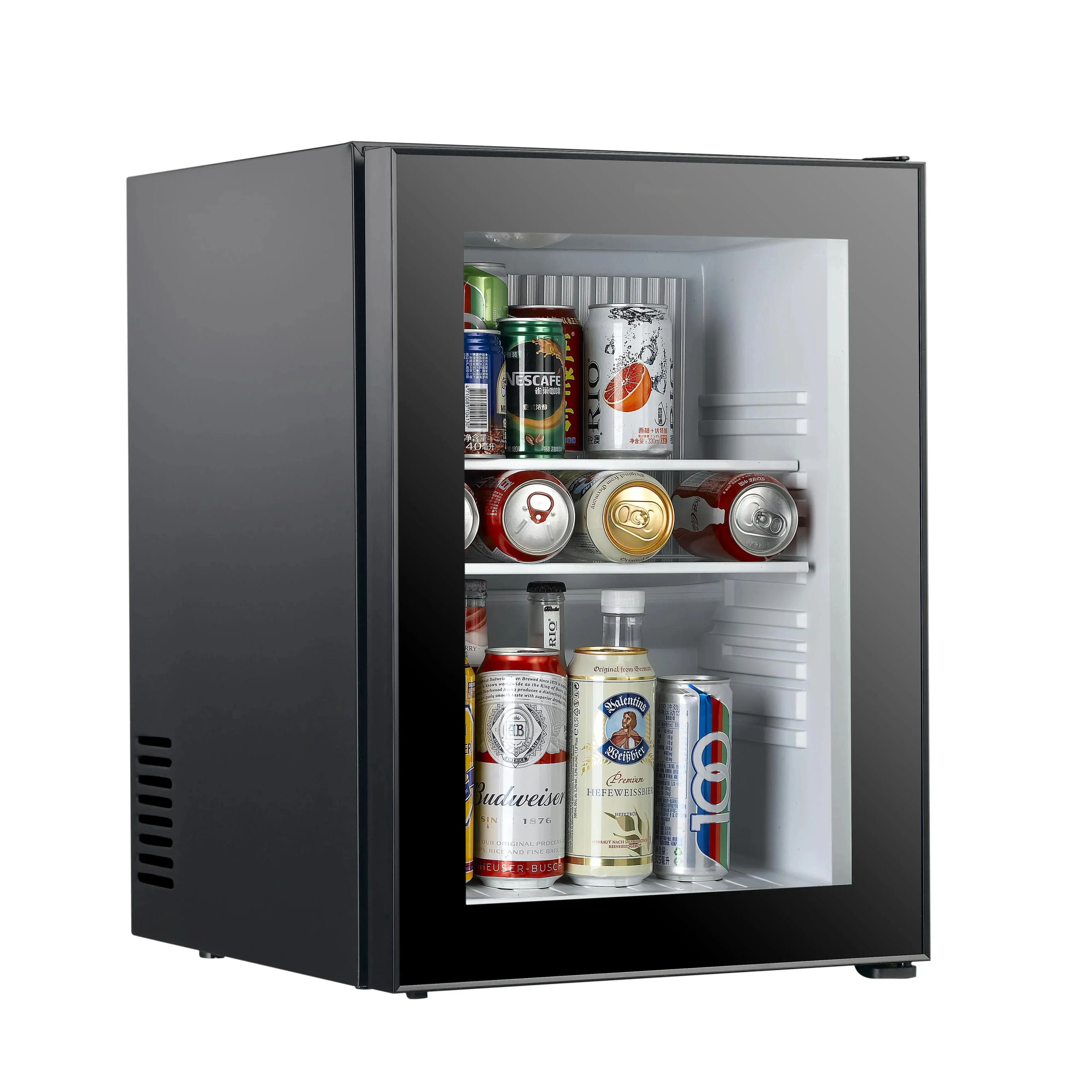 

Hotel minibar 40l absorption office silent energy saving no compressor mini fridge single door refrigerator