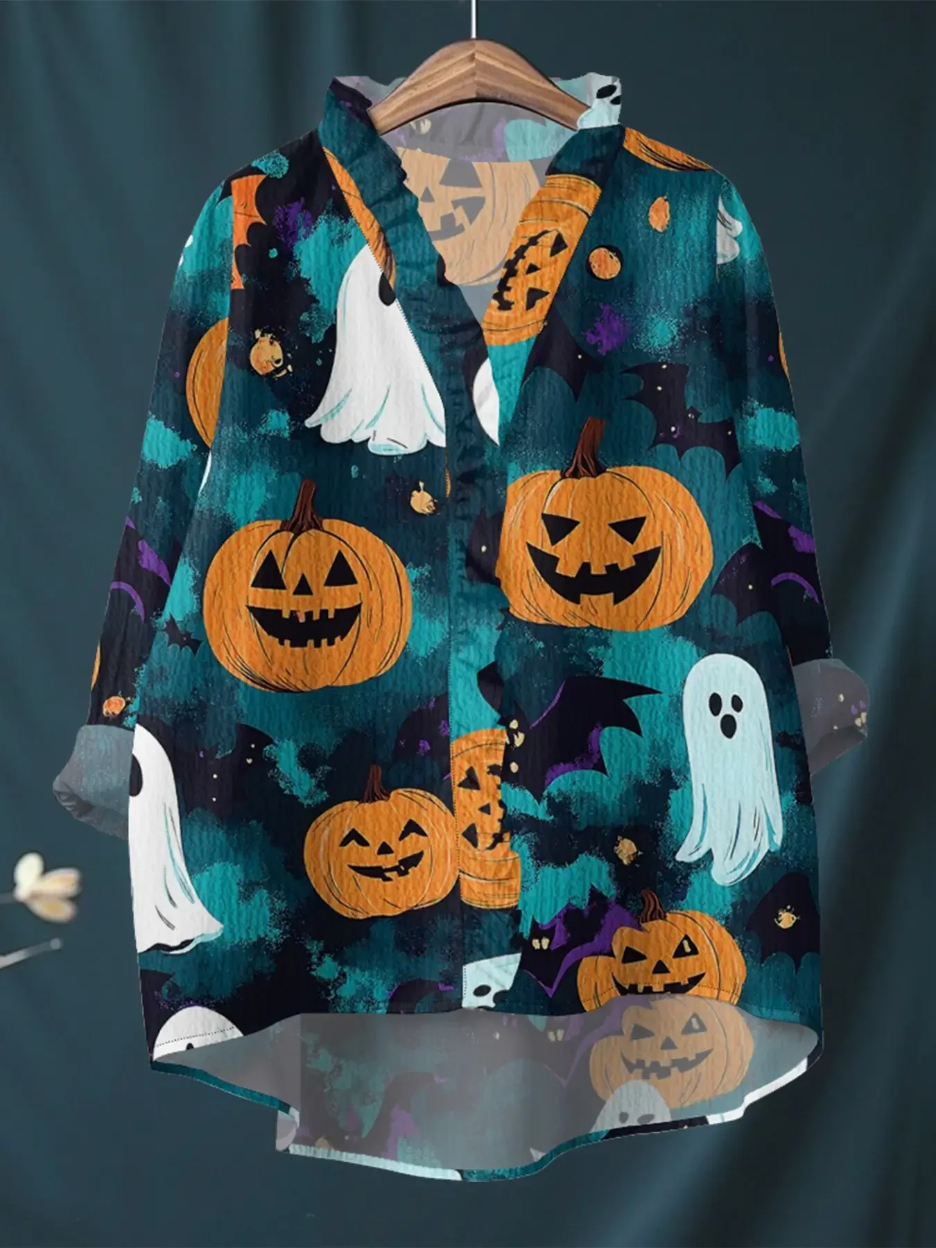 New ArrivalsV-neck casual top, women's long sleeved lace shirt, Elegant style, lightweight shirt, durable polyester