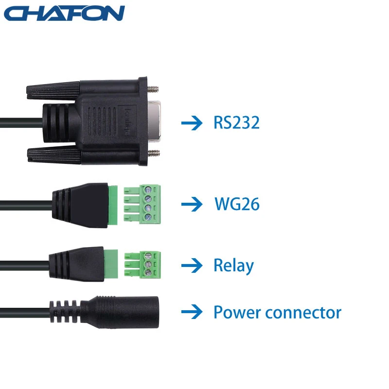 Chafon CF6C1 15m long range uhf rfid prime reader rs232 wg26 relay interface built-in 12dbi antenna free SDK for car parking
