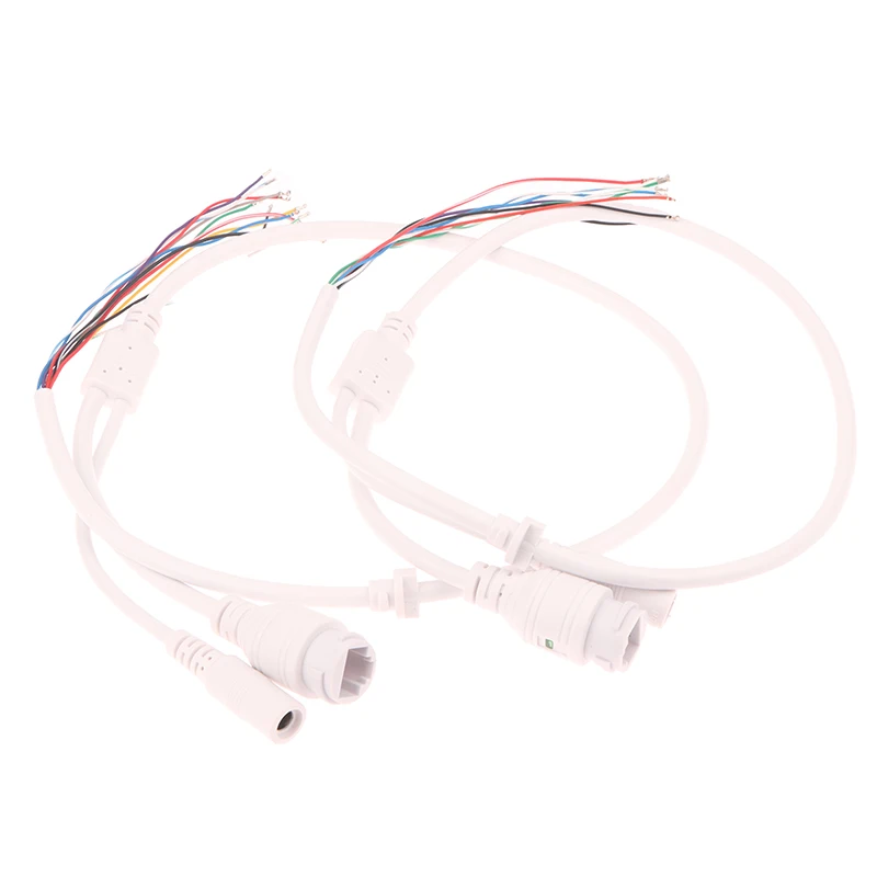 Módulo PCB de câmera de rede, alimentação de vídeo, 9 núcleos, 1/2 cabeças, 11 núcleos, 2 cabeças, cabo com conectores RJ45, cabo à prova d'água