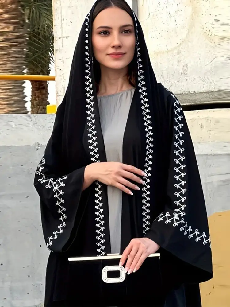 

Рамадан Химар Мусульманское Кимоно Абая Дубай Элегантный Кафтан Скромное Платье Абая Для Женщин Ислам Кафтан Марокаин Халат Femme Musulmane