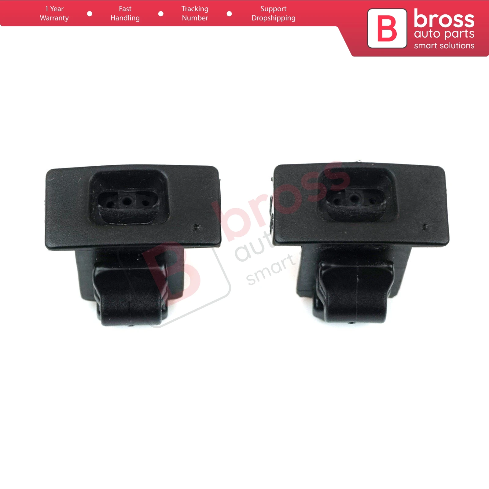 BSP1004 2 Pieces Front Windscreen Water Washer Spray Nozzles 289306782R for Renault Clio 4 Kangoo 4 Master 3 Movano NV400