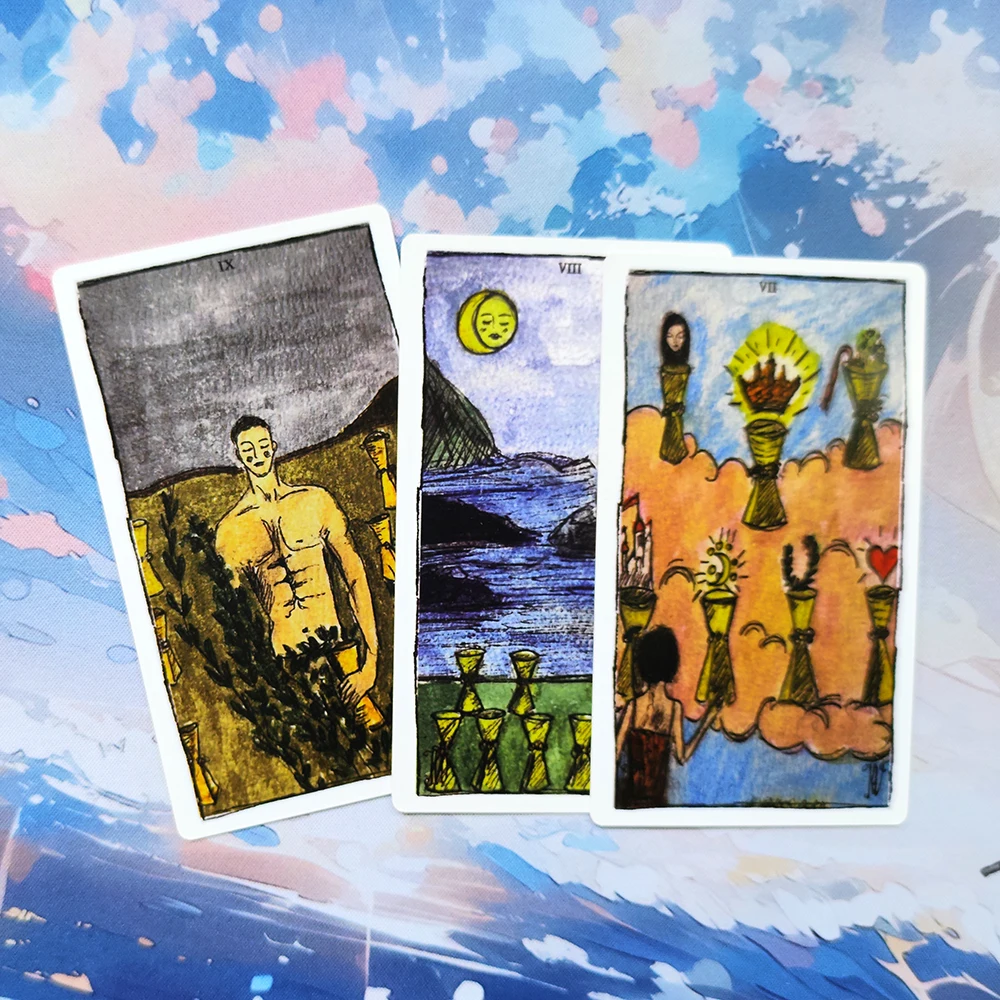 12x7cm  Tarot Deck the recipient of the highly esteemed Best Tarot of the Year 2022 International Cartomancy Award.