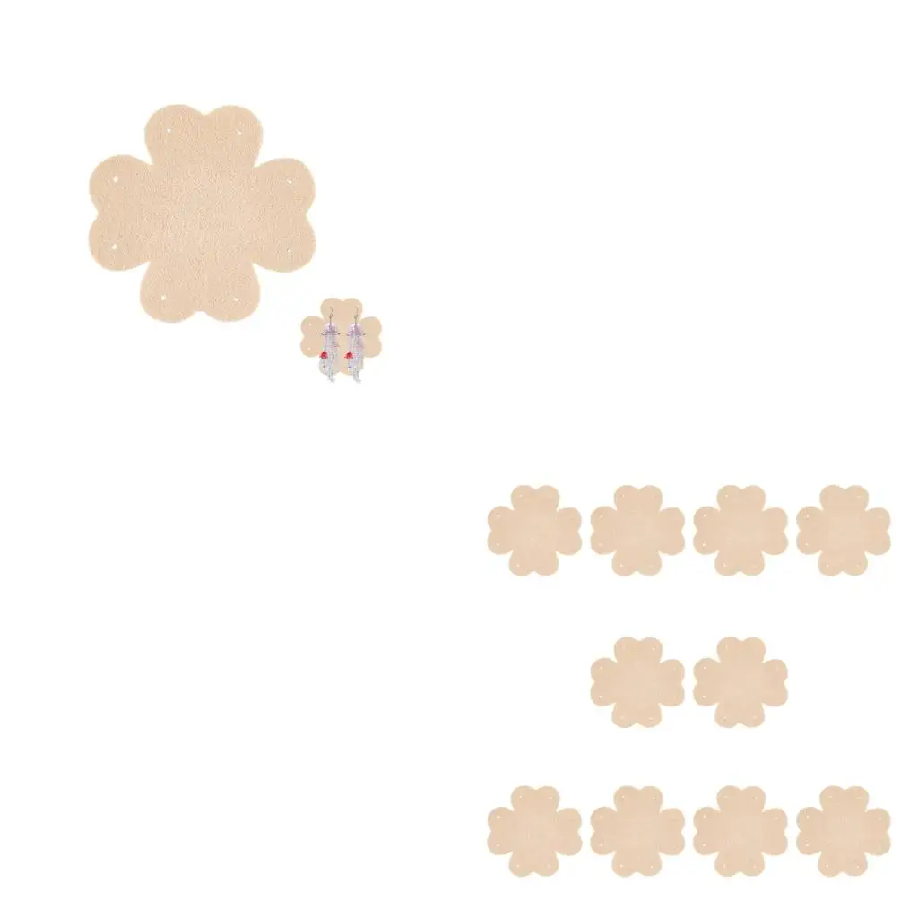 

Набор из 10 фетровых защитных подушечек для ювелирных изделий, решение для хранения сережек. Фетровая текстура для путешествий в