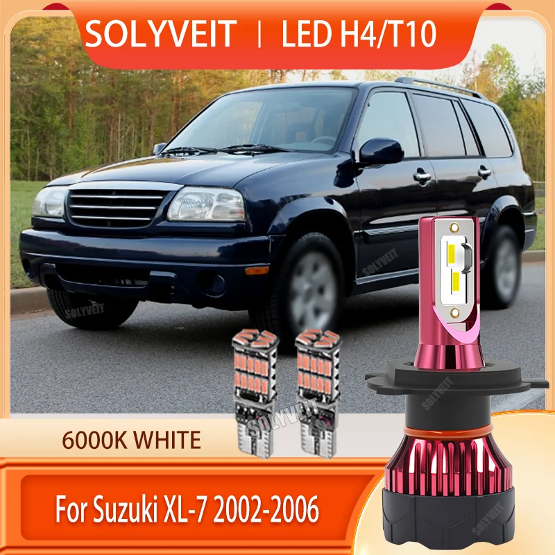 

Сделайте умную замену сегодня: светодиодные лампы H4 6000K для фар, обеспечивающие более долгий срок службы и яркее освещение, для Suzuki XL-7 2002-2006 годов выпуска.