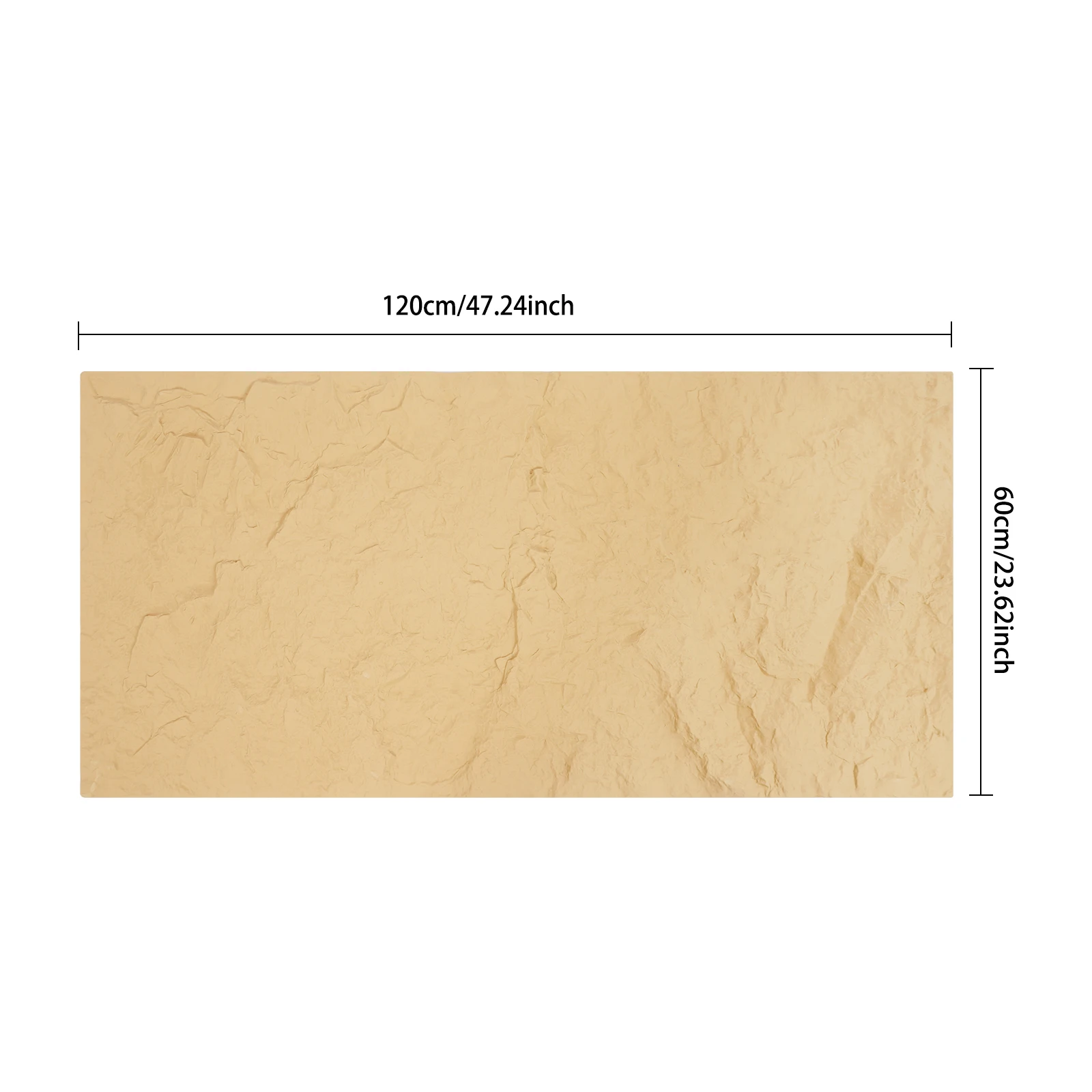 4 قطع من ألواح الحائط المصنوعة من الحجر الصناعي مقاس 60 × 120 م، لوحات PU باللون الأصفر والذهبي/الأسود لديكور الحائط الداخلي، جدار حجري مقلد للمنزل والمكتب