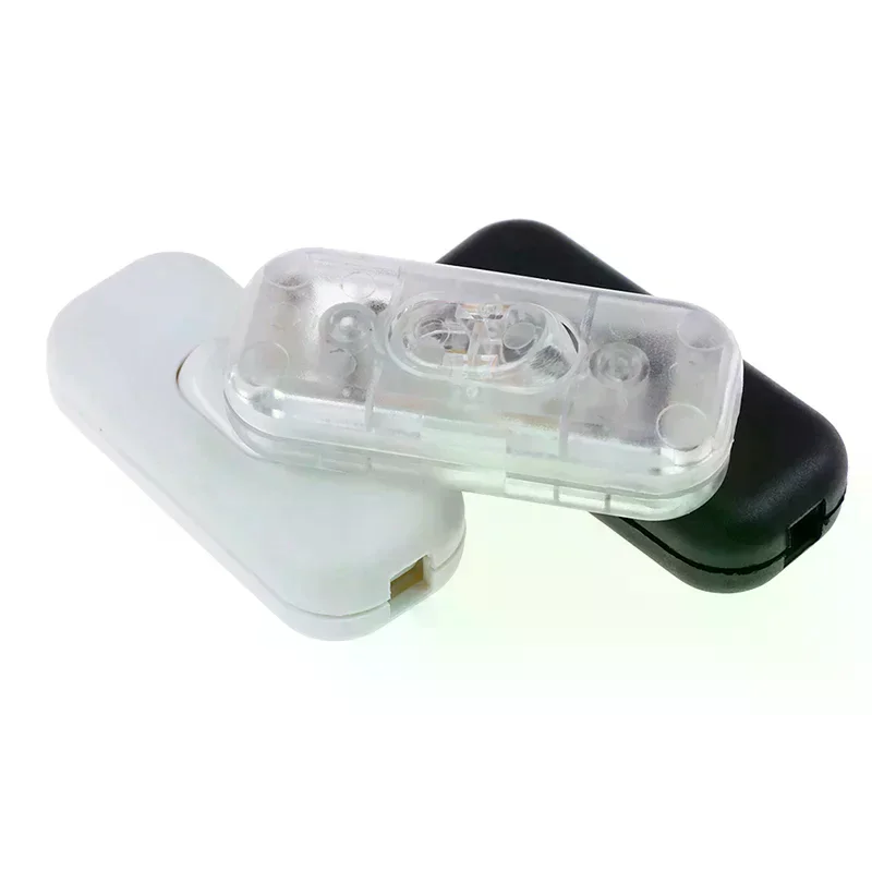 1Pc ON/OFF inline switch inline table lamp desk light cord cable switch 250V 6A