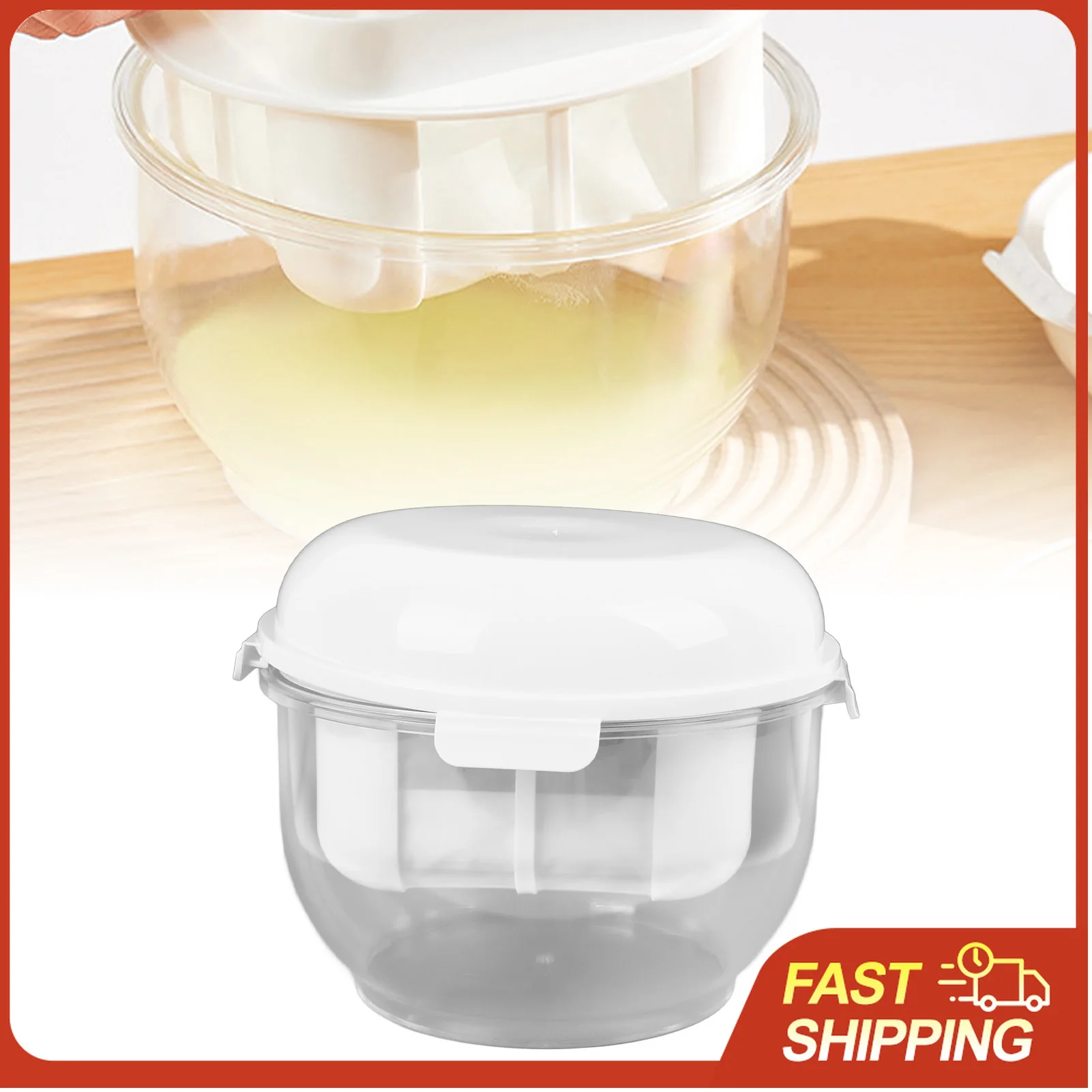 

Сепаратор для йогурта большой емкости с мелким сетчатым фильтром для приготовления домашнего греческого йогурта и сыра, легко моется, кухонный инструмент