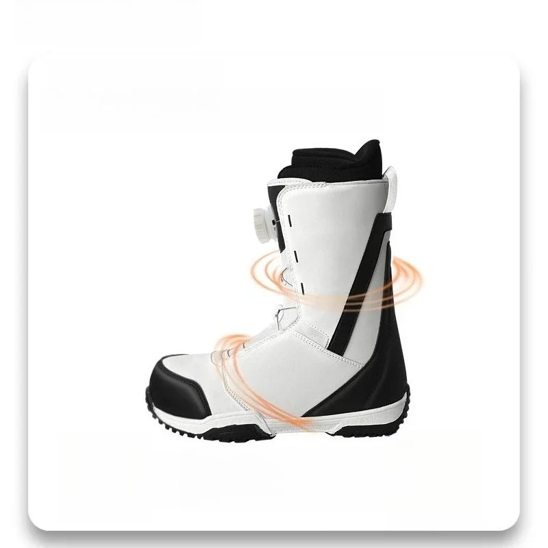 Snowboard Shoes All-round Carved Flat Snowshoes Fast Wear Snowboard Freestyle Skiing Boots