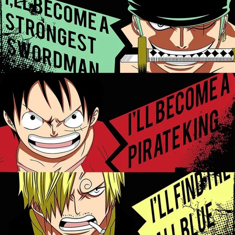 قطعة واحدة من الرسوم المتحركة اللطيفة لوفي زورو سانجي بشريط طويل ملصق شخصي للدراجات النارية والسيارة مقاوم للماء ملصق للخدش هدية